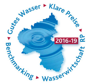 Ausschnitt aus der Titelseite der Broschüre "Benchmarking Wasserwirtschaft"