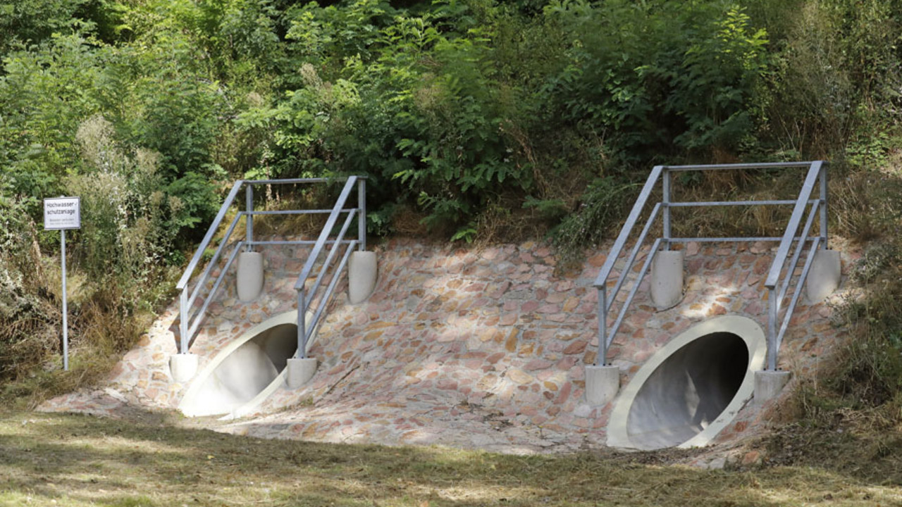 Projekt Hochwasserentlastung Bahndamm