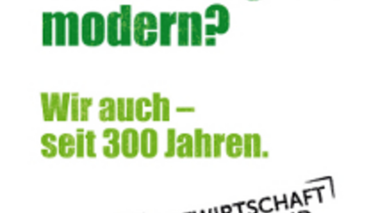 Slogan 300 Jahre Nachhaltigkeit