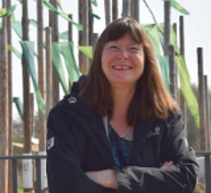 Umweltministerin Höfken auf dem Gelände der Landesgartenschau