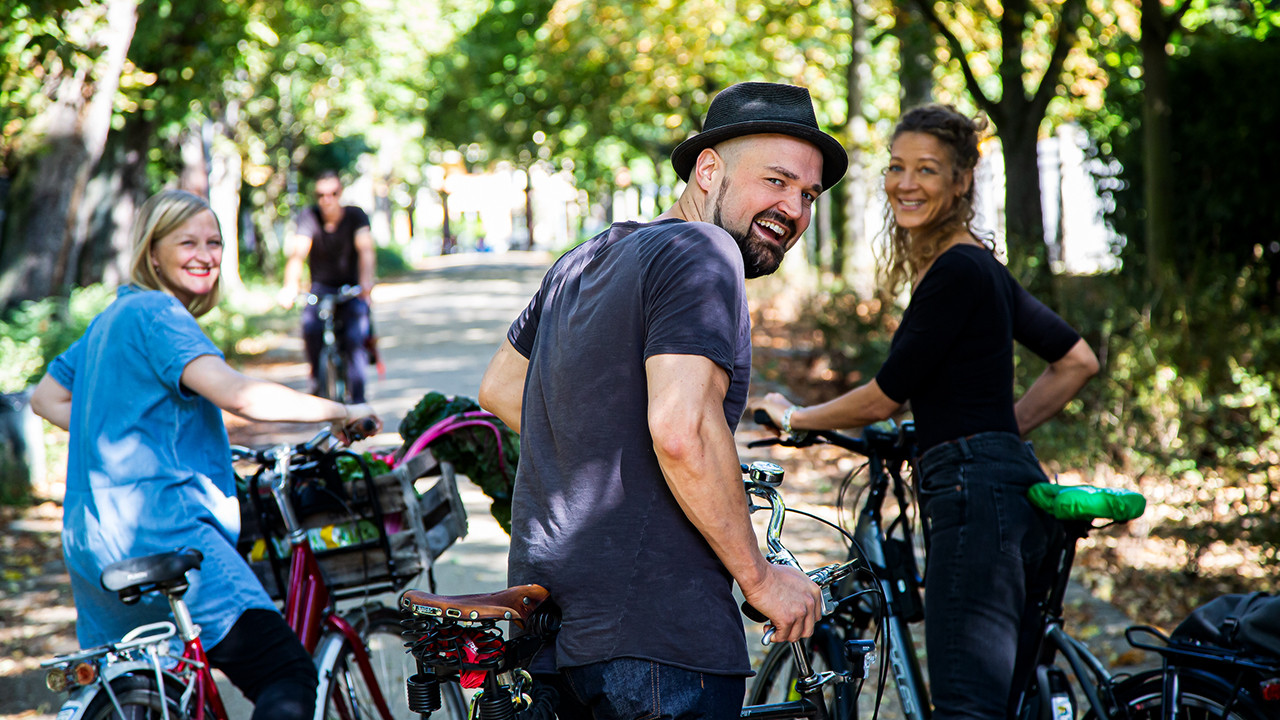 Fahrradfahrerinnen und Fahrradfahrer