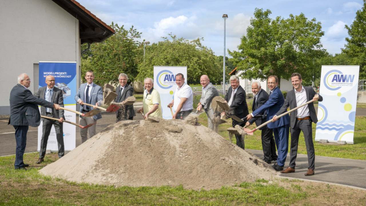 Spatenstich für das Modellprojekt Wöllstein-Wörrstadt