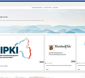 Screenshot Startseite klimaneutrales.rlp.de