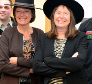 Ministerpräsidentin Malu Dreyer und Umweltministerin Ulrike Höfken nach der Abstimmung im Landtag