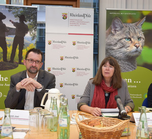 Pressekonferenz mit Ulrike Höfken und Reinhold Jost
