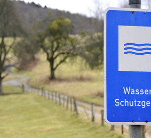 Schild "Wasserschutzgebiet"