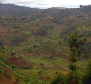 Hochland in Ruanda