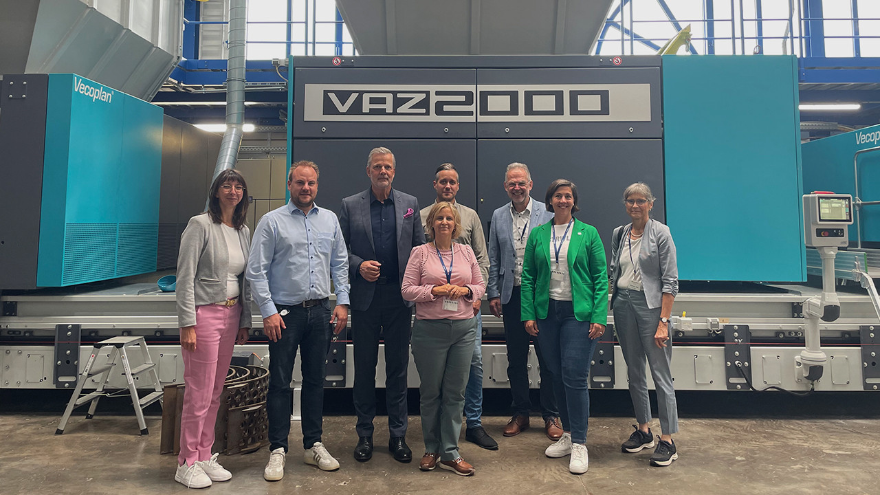 Klimaschutzministerin Katrin Eder besucht das Unternehmen Vecoplan in Bad Marienberg