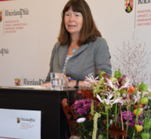 Umweltministerin Höfken bei der Verleihung des Umweltpreises 2015
