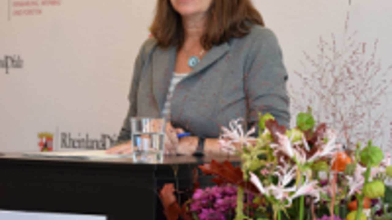 Umweltministerin Höfken bei der Verleihung des Umweltpreises 2015