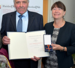 Umweltministerin Ulrike Höfken und Richard Rutz