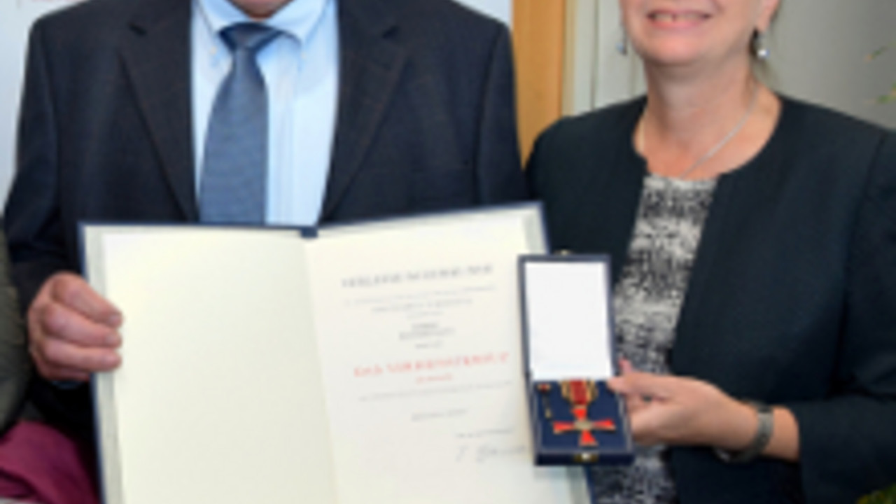 Umweltministerin Ulrike Höfken und Richard Rutz Umweltministerin Ulrike Höfken und Richard Rutz