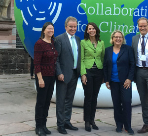 Umweltministerin Ulrike Höfken auf der Klimaschutzkonferenz in Heidelberg