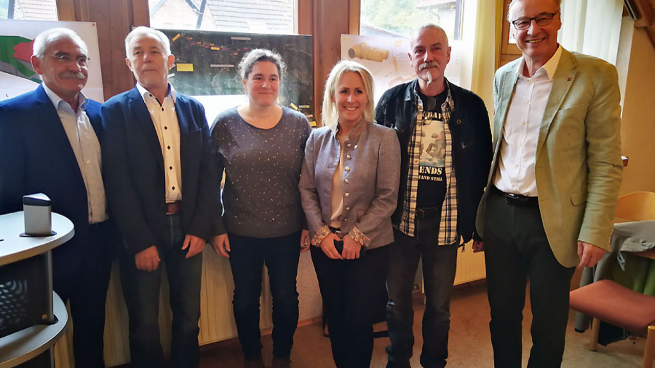 Förderbescheidübergabe in Hofstätten