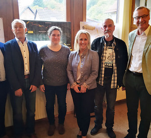 Förderbescheidübergabe in Hofstätten