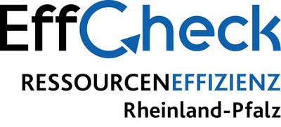 Logo EffCheck - Effizienzcheck Ressourceneffizienz Rheinland-Pfalz