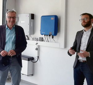 Staatssekretär Thomas Griese und Klimaschutz-Manager Stefan Glässner