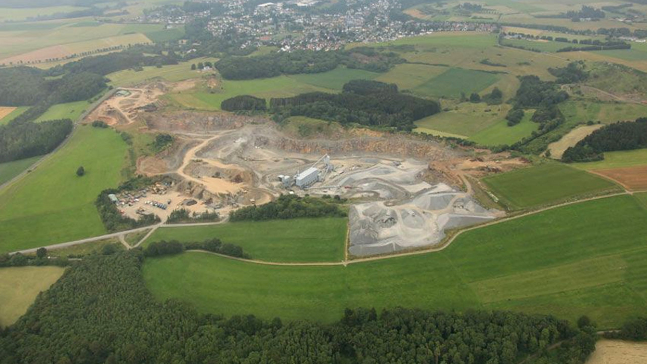 Gesteinsabbau in der Vulkaneifel