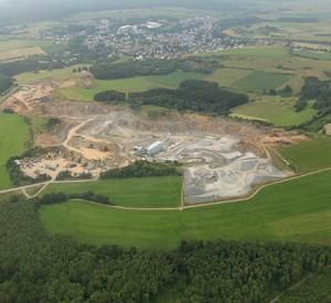 Gesteinsabbau in der Vulkaneifel