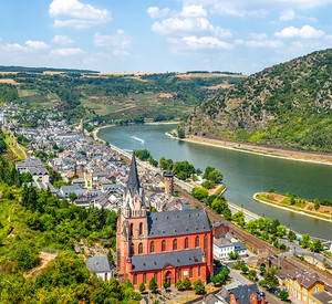 Oberwesel im Mittelrheintal