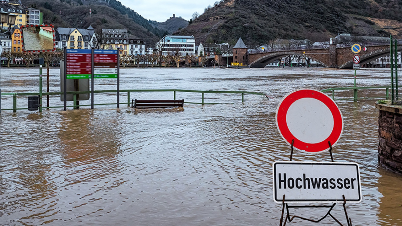 Hochwasser an der Mosel