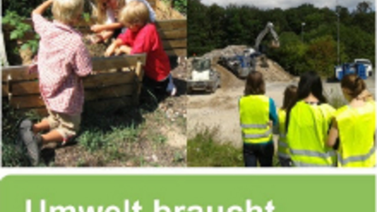 Titelseite des Flyers 'Umwelt braucht Bildung' Titelseite des Flyers 'Umwelt braucht Bildung'