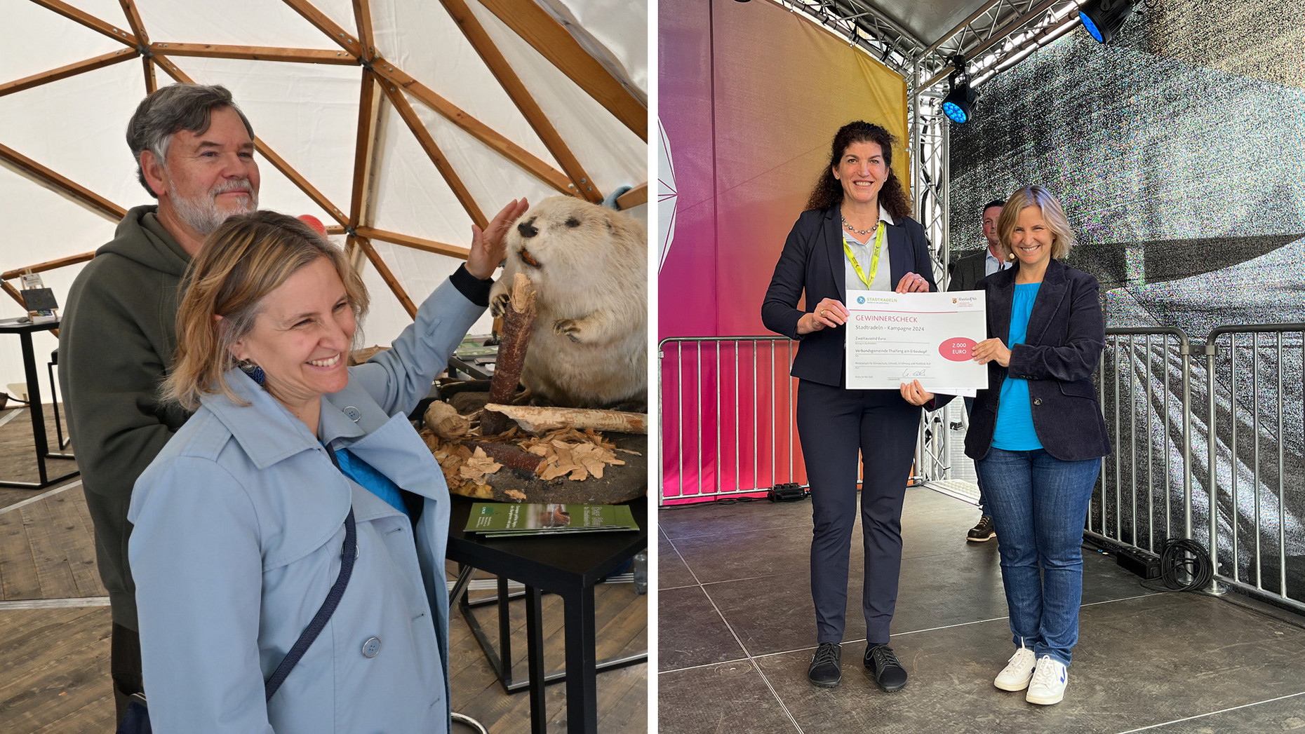 Klimaschutzministerin Katrin Eder unterwegs auf dem Rheinland-Pfalz-Tag