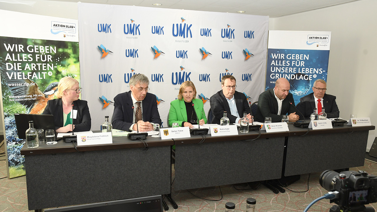 Pressekonferenz zum Abschluss der Umweltministerkonferenz in Bad Neuenahr-Ahrweiler