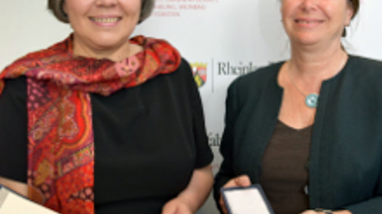 Umweltministerin Ulrike Höfken und Jutta Wiesemöller Umweltministerin Ulrike Höfken und Jutta Wiesemöller