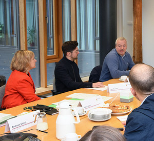 Pressekonferenz im rheinland-pfälzischen Klimaschutzministerium