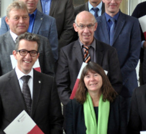 Umweltministerin Höfken nach Überreichung der Förderbescheide. Foto Kreisverwaltung Bitburg-Prüm