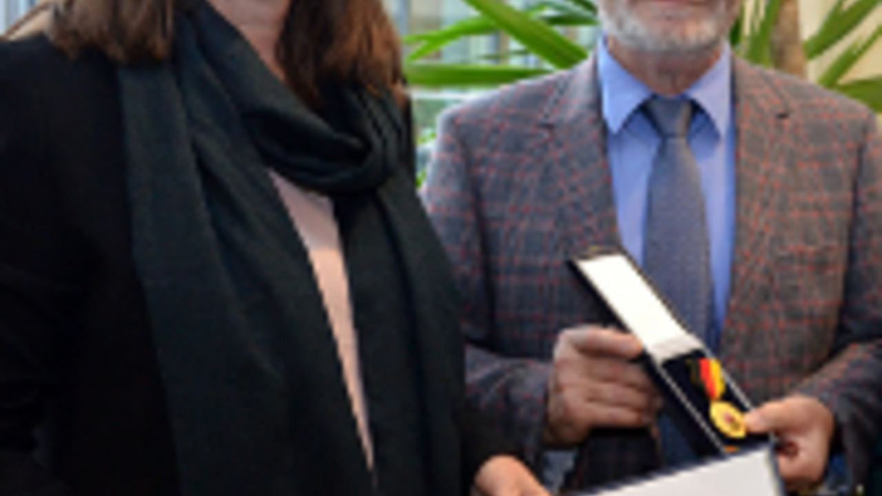 Umweltministerin Ulrike Höfken und Winfried Sander Umweltministerin Ulrike Höfken und Winfried Sander