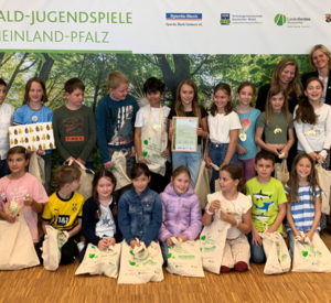 Die Gewinnerklasse der Waldjugendspiele