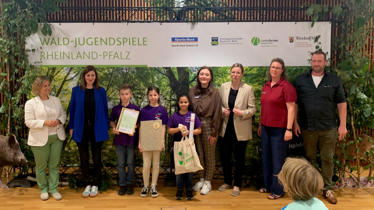 Landessiegerehrung im Ministerium für Klimaschutz, Umwelt, Energie und Mobilität in Mainz