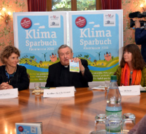 Pressekonferenz mit Kardinal Lehmann, Umweltministerin Ulrike Höfken und Wirtschaftsministerin Eveline Lemke