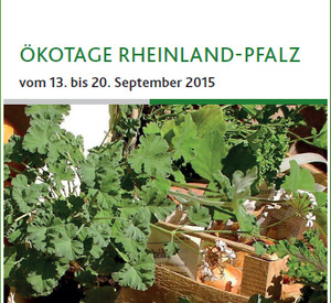 Ausschnitt aus dem Flyer Ökotage 2015