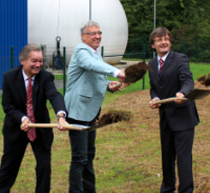 1. Spatenstich mit Thomas Griese