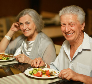 Senioren beim Essen