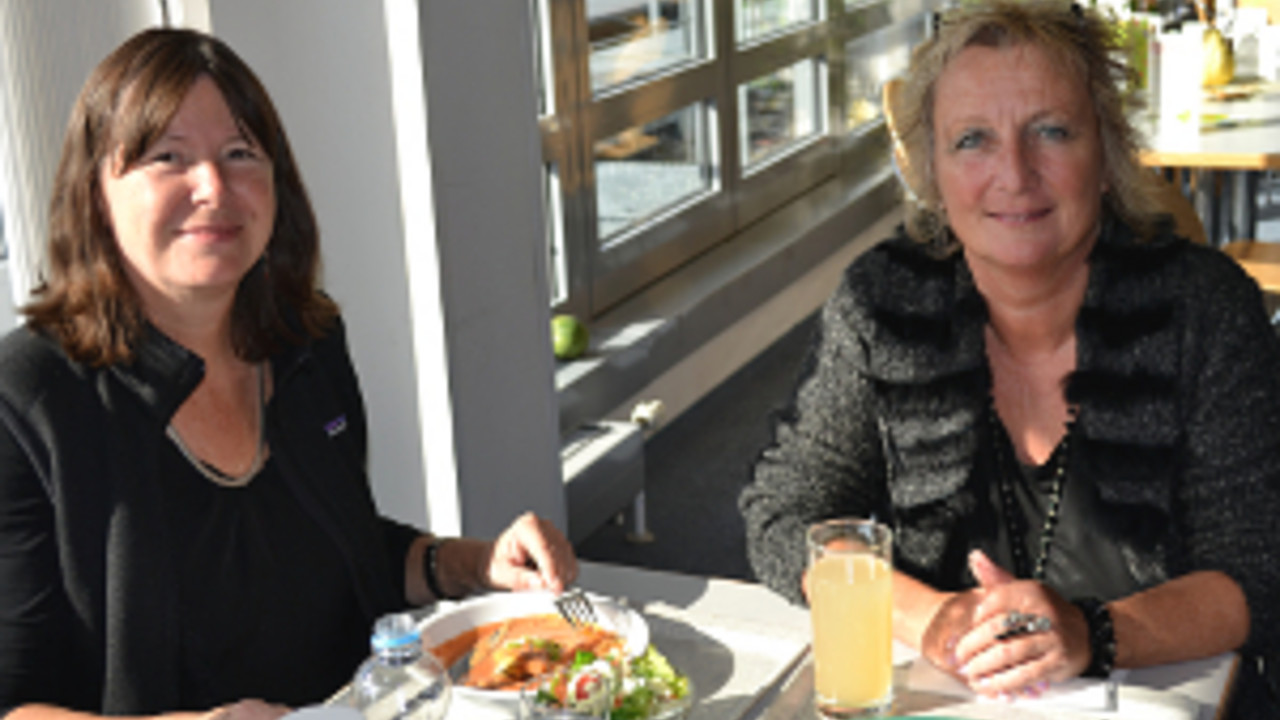 Ulrike Höfken und Irene Alt