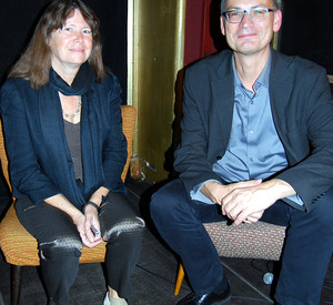 Regisseur Valentin Thurn und Ernährungsministerin Ulrike Höfken