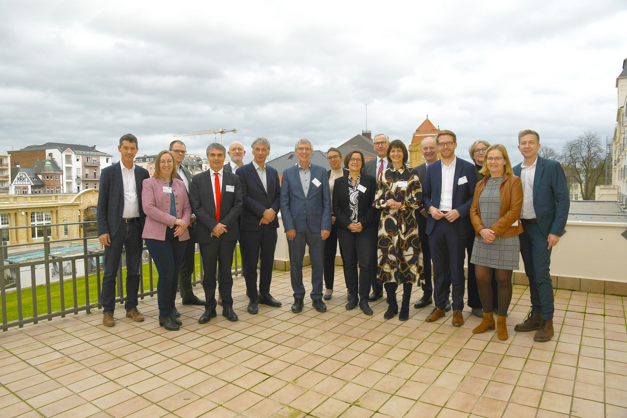 Gruppenfoto zum Auftakt der 74. Amtschefkonferenz in Bad Neuenahr-Ahrweiler