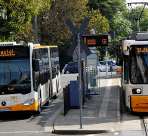 Bus und Straßenbahn