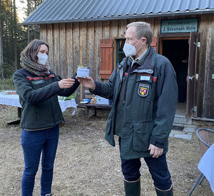 Staatsministerin Anne Spiegel auf Exkursion im Idarwald