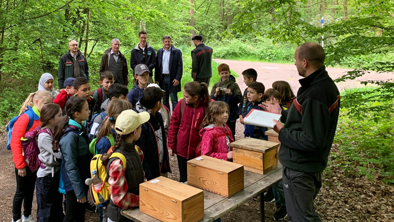 Auftakt der Waldjugendspiele 2022 im Ober-Olmer Wald