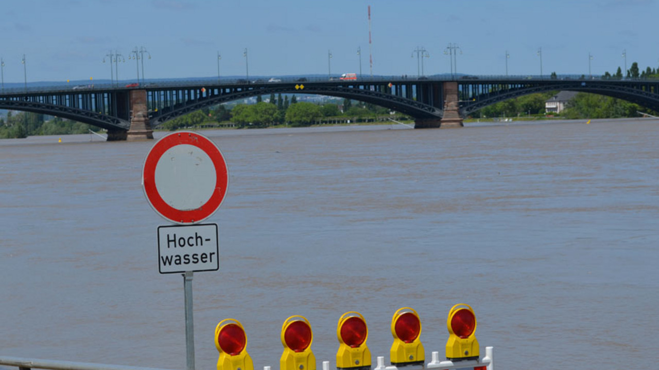 Hochwasser in Mainz