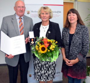 Verleihung der Verdienstmedaille des Landes an Gerlinde Frieda Gemünde