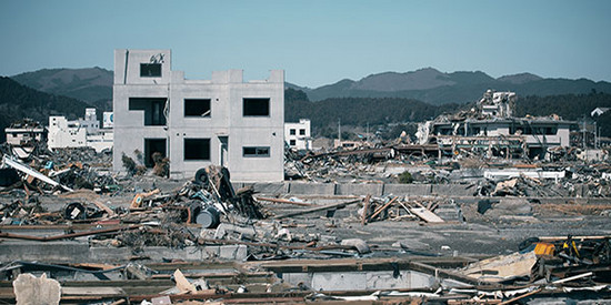 Fukushima nach dem Tsunami